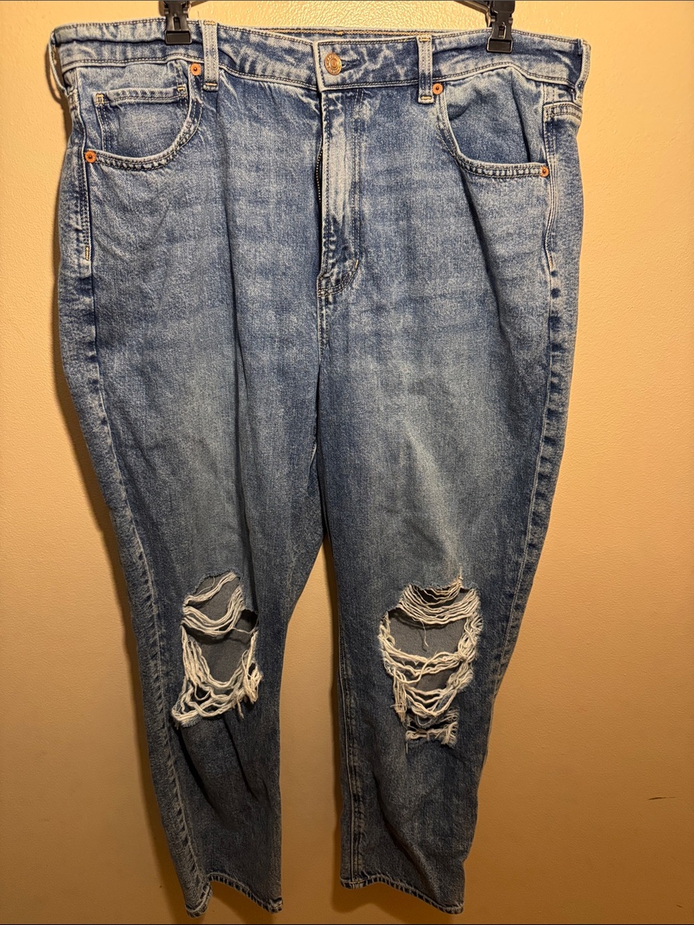 American Eagle Outfitters Light Wash Blue Denim Jacket